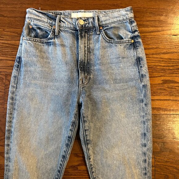 MOTHER Denim Jeans The Swooner Rascal Ankle - Signs & Symbols Size 26 - Picture 5 of 16
